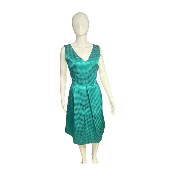 AG Phillips Teal Designer Sheath Dress Size 12 - Picture 1 of 9